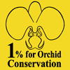 1% for Orchid Conservation logo